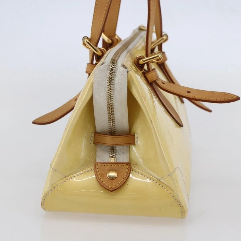 LOUIS VUITTON Monogram Vernis Rosewood Avenue Hand Bag Perle M93508 Auth hk3143 - Picture 6 of 16